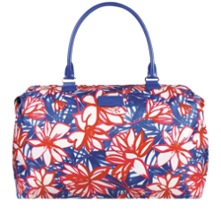 Blue Floral Weekend Bag By Lipault